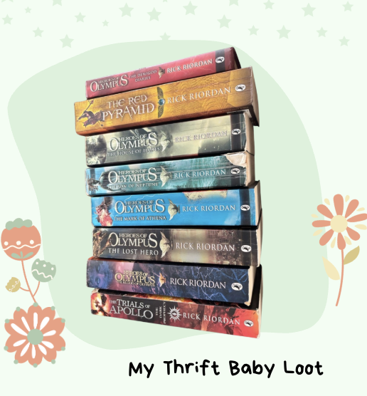 Preloved Rick Riordan Heroes of Olympus books